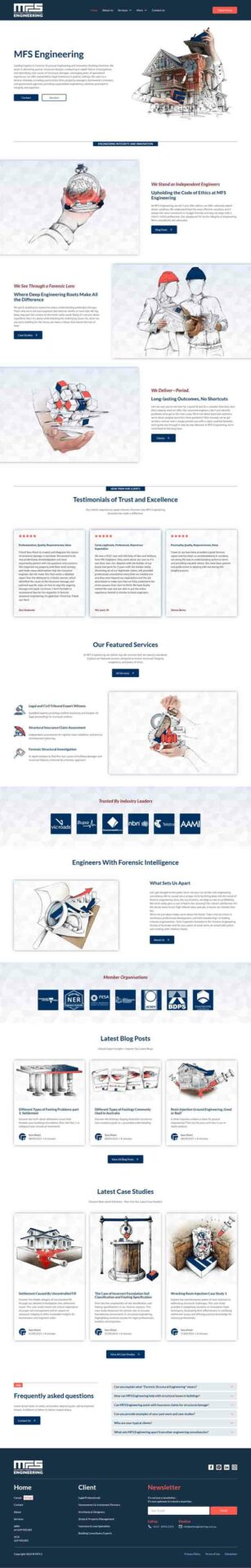 طراحی و اجرای وبسایت شرکت عمرانی توسط آژانس دیجیتال مارکتینگ باروکا