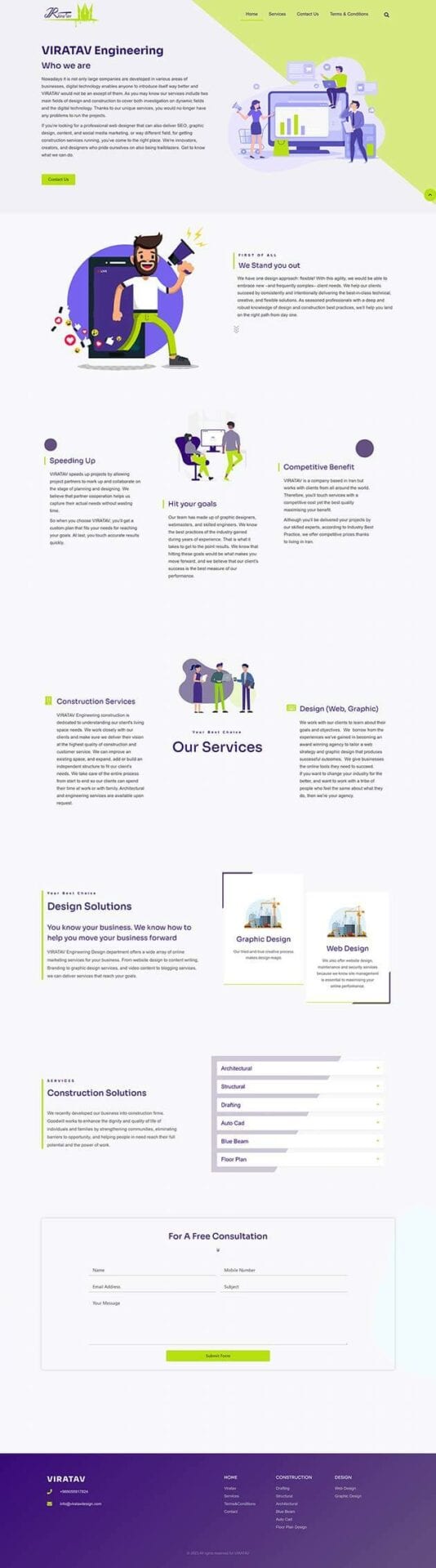 نمونه کار طراحی وبسایت خدمات مهندسی و طراحی توسط باروکا- تصویر 6